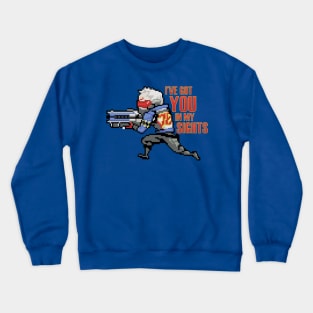 Overwatch - 16-Bit Soldier 76 Quote Crewneck Sweatshirt